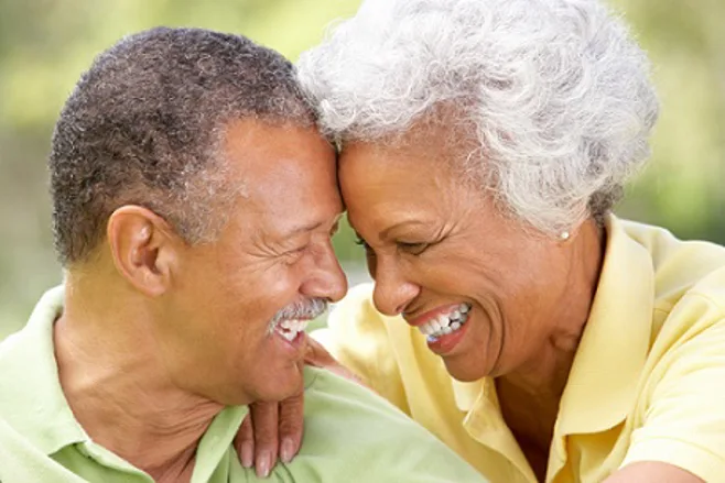 Happy elder senior couple in retirement Happy elder senior couple in retirement